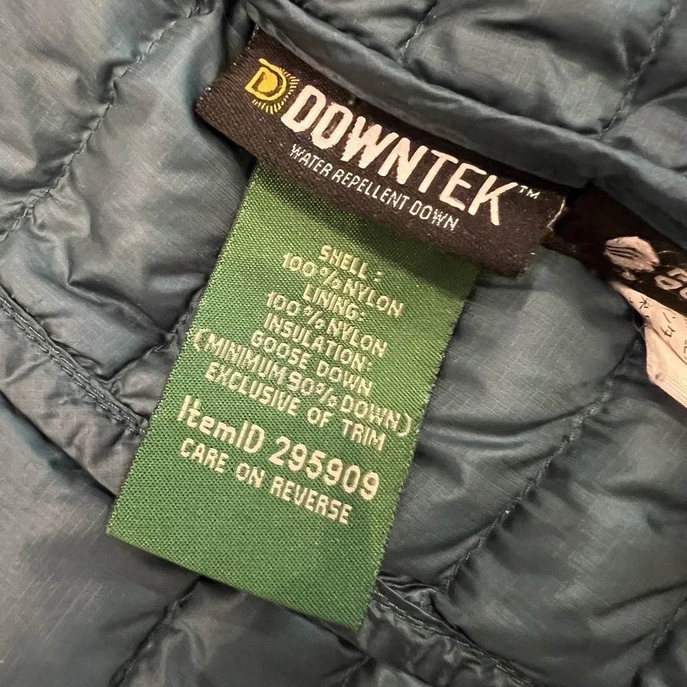 LL Bean‎ Downtek Goose Down Pertex Quantum Puffer Vest Women's Size Large